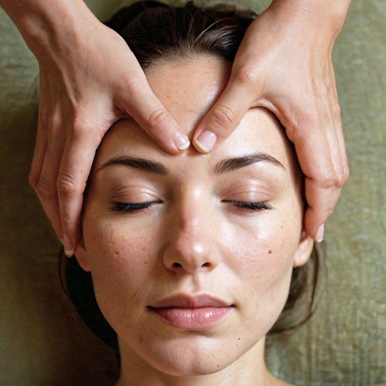 Réflexologie faciale pour la détente et l’harmonisation énergétique du corps.